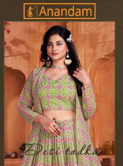 ANANDAM DESI TADKA 2489 TO 2491 DESIGNER LEHENGA CHOLI ONLINE STORE